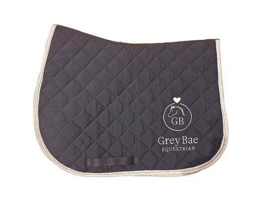 Grey Bae Saddle Pad