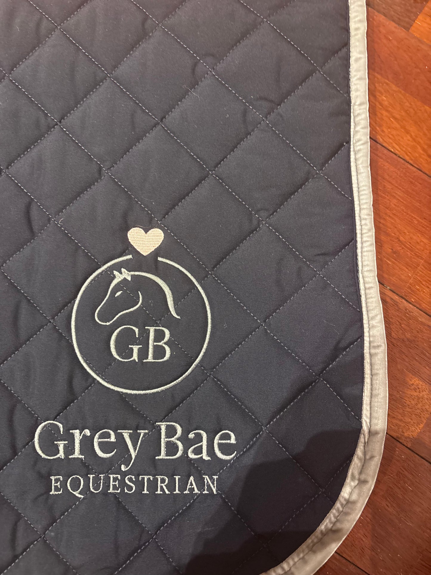 Grey Bae Saddle Pad