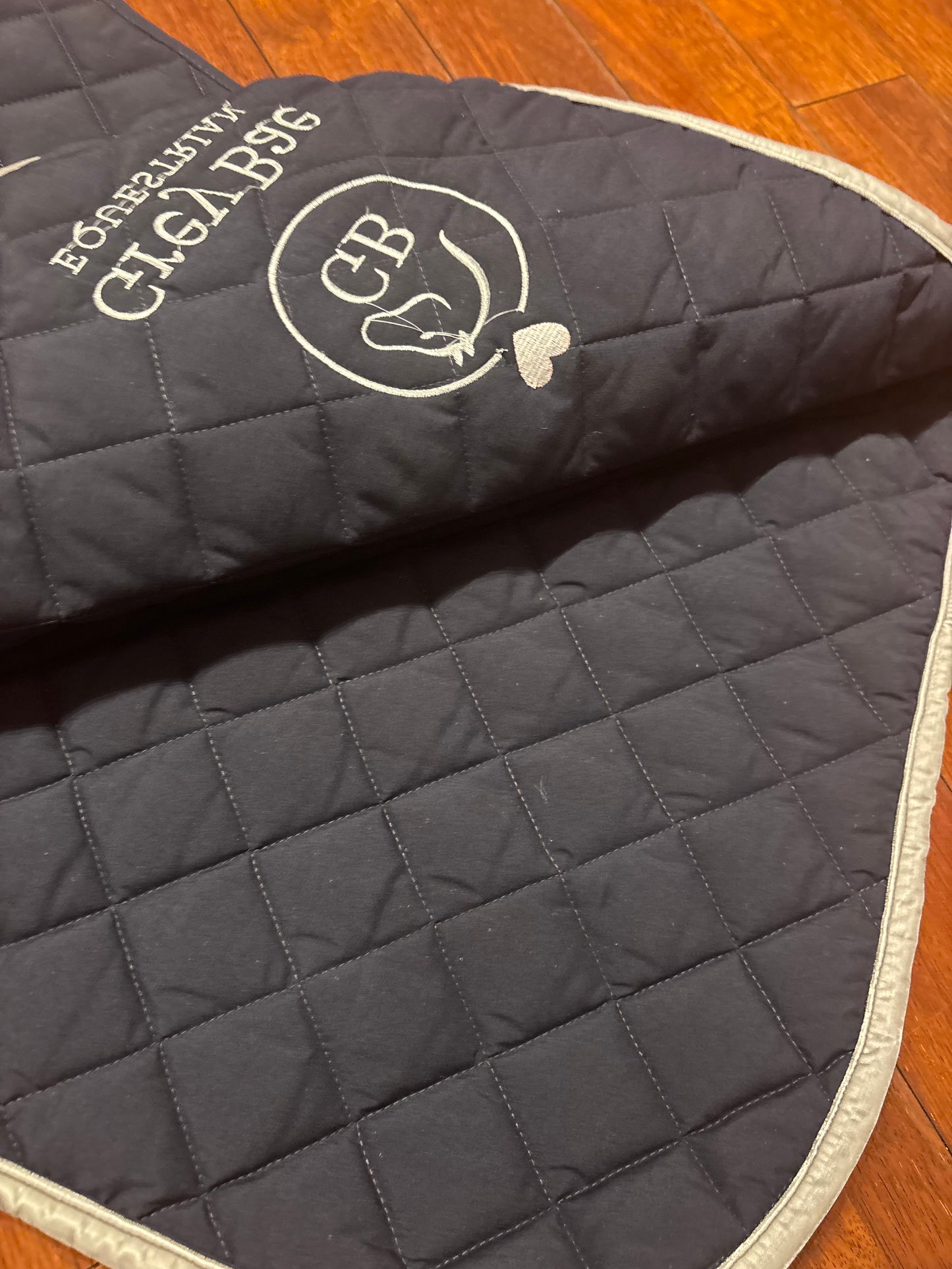 Grey Bae Saddle Pad